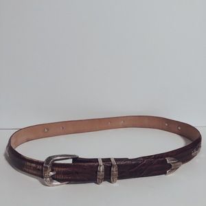 Western Calfskin Belt